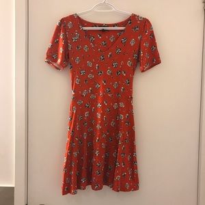 Topshop floral pattern dress - size 4